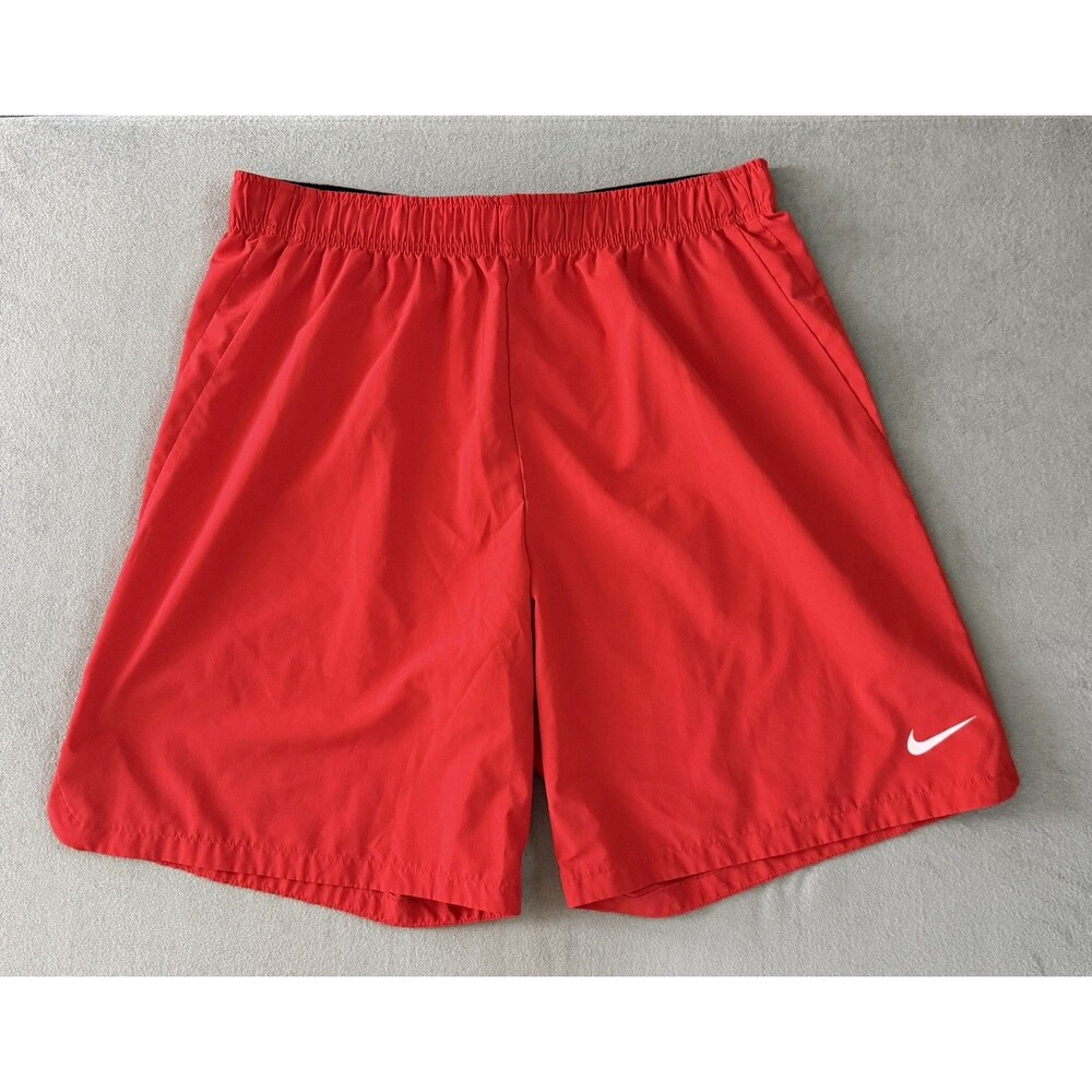 Nike Shorts Mens XL Red Stride Dri-Fit 7" Running Challenger Gym